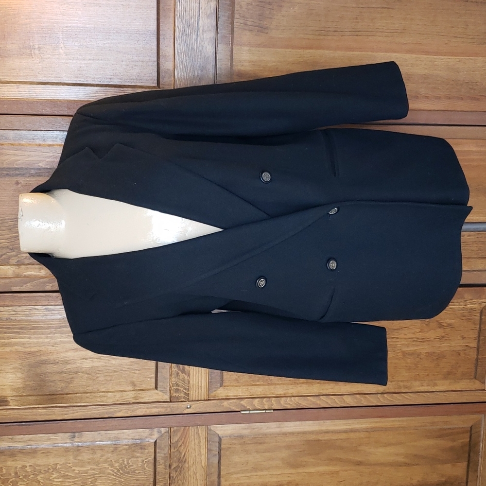 Requirements Wool Double Breasted Blazer Sz 10